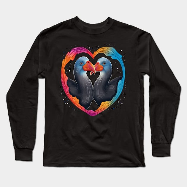 Albatross Valentine Day Long Sleeve T-Shirt by JH Mart